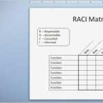 Raci Matrix Vorlage Bewundernswert Raci Matrix In Powerpoint 2010 Using Tables &amp; Shapes