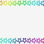 Rahmen Vorlagen Kostenlos Downloaden Luxus Star Border Page Rainbow Borders Pinterest