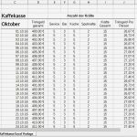 Rapportzettel Vorlage Elegant Kaffeekasse Excel Vorlage Kostenloser Download