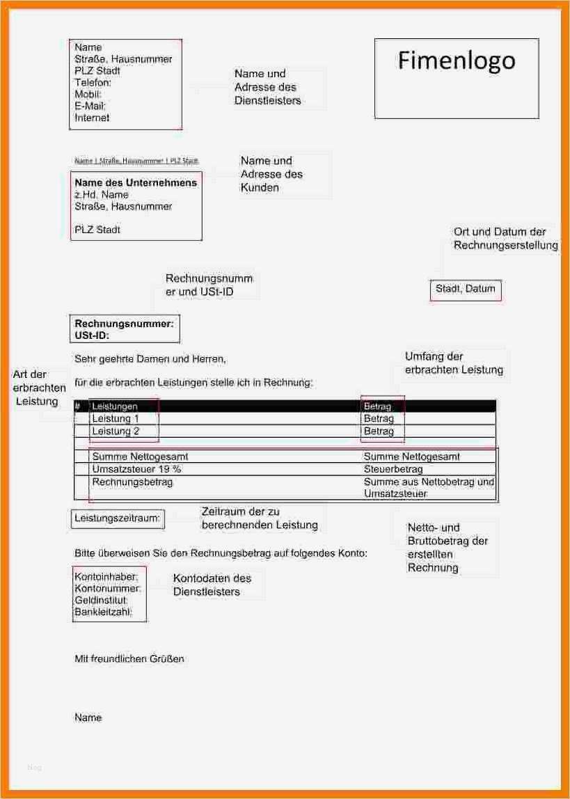 14 rechnung ohne mwst