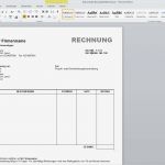 Rechnung Gutschein Vorlage Inspiration Rechnungsvorlage Word Download – Giga