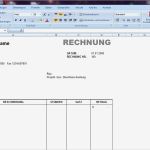 Rechnung In Excel Vorlage Wunderbar Rechnung