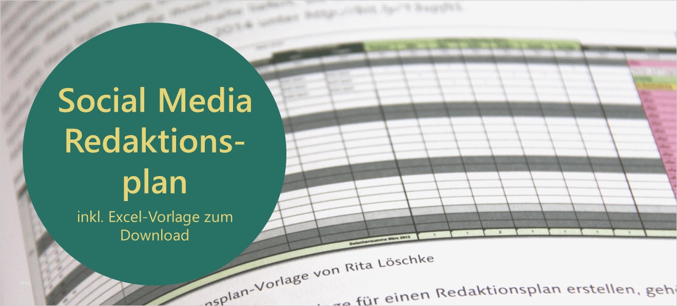 Gratis Download Social Media Redaktionsplan Vorlage 2017