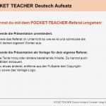 Referat Präsentation Vorlage Elegant Pocket Teacher Deutsch Aufsatz Ppt Video Online