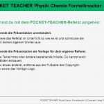 Referat Präsentation Vorlage Luxus Pocket Teacher Physik Chemie formelknacker Ppt Herunterladen