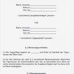 Reisevollmacht Vorlage Genial Tagesmuttervertrag Muster Vom Anwalt Zum Download