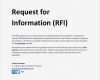 Request for Information Vorlage Erstaunlich Sample Request for Information Rfi Document