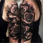 Rosen Tattoo Vorlage Cool Rosen Schwarz Weiß Wassertropfen Arm