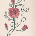 Rosen Tattoo Vorlage Cool Rosenranke Tattoo Bedeutung Ideen Und Vorlagen