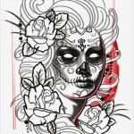 Rosen Tattoo Vorlage Gut La Catrina Tattoo Bedeutung Was Steht Hinter Dem Trend