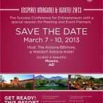 Save the Date Email Vorlage Business Elegant Please Save the Date March 7 10 2013 for the Success