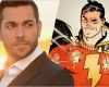 Schauspieler Vita Vorlage Schön &quot;shazam &quot; Erstes Set Bild Zeigt Zachary Levi Im Kostüm