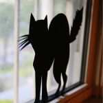 Scherenschnitt Vorlagen Katzen Wunderbar Fensterdeko Für Herbst Und Halloween 46 Diy Ideen