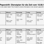 Schichtplan Vorlage Kostenlos Luxus Dienstplan Erstellen