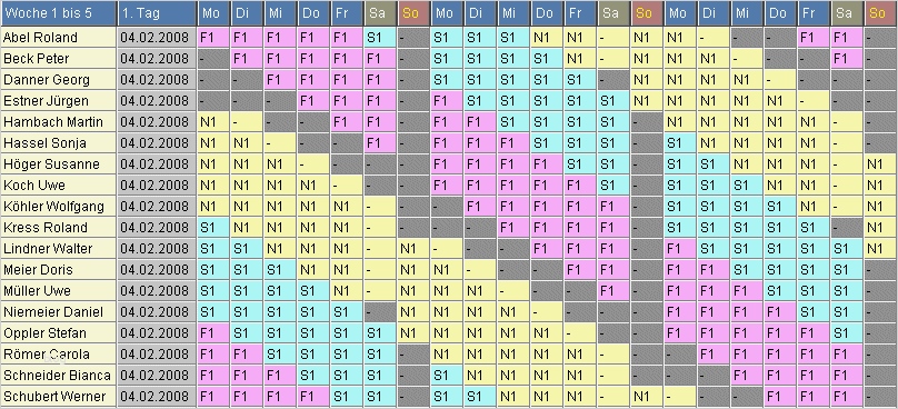 Schichtplan Vorlage Pdf Hübsch 3 Schichtplan Mit ...