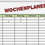 Schichtplan Vorlage Pdf Schön Großzügig Excel Vorlage Wochenplaner Zeitgenössisch