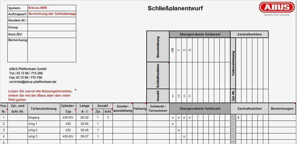 Schliessplan Vorlage Einzigartig Sicherheitstechnik nord ...