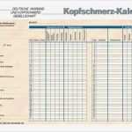 Schmerztagebuch Vorlage Kostenlos Erstaunlich Kopfschmerzkalender Download