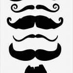 Schnurrbart Vorlage Zum Ausdrucken Beste Mustache Template