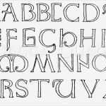 Schrift Vorlagen Großartig Romanische Schrift Alphabet Aus Dem Anfang Des 8