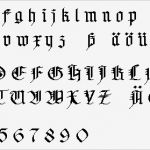 Schrift Vorlagen Hübsch Die Gebrochenen Schriften Fraktur Schwabacher Und Gotik