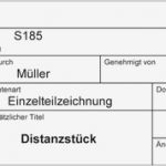 Schriftfeld Din En iso 7200 Vorlage Elegant Anhänge