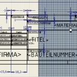 Schriftfeld Technische Zeichnung Vorlage A3 Großartig software Cad Tutorial Distanzstueck Schriftfeld