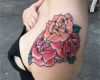 Schulter Tattoos Vorlagen Wunderbar Tattoo 3 Farbige Rosen