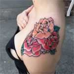 Schulter Tattoos Vorlagen Wunderbar Tattoo 3 Farbige Rosen