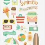 Scrapbooking Vorlagen Elegant Sticker Zum Ausdrucken thema sommer