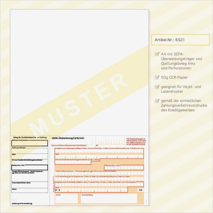 Sepa überweisungsformular Vorlage Pdf Fabelhaft Sepa ...