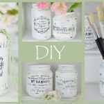 Shabby Schrift Vorlagen Cool Diy Nostalgische Dekogläser Im Shabby Chic Stil