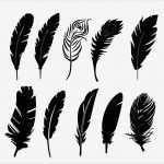 Silhouette Studio Vorlagen Download Angenehm Feathers Svg and Silhouette Studio Cutting File Instant