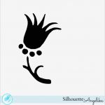 Silhouette Studio Vorlagen Download Schönste Thistle Flower Silhouette Studio Cut File