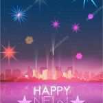 Silvester Plakat Vorlage Wunderbar Silvester Party Plakat Vorlage Mit Skyline Der Stadt Und