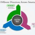 Smart Art Vorlagen Neu 3 Different Directions Arrows Smartart Powerpoint Slides