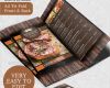 Speisekarte Vorlage Download Best Of Rustic Rustikaler Grill Steakhouse Flyer Mit Menükarte