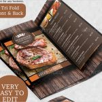 Speisekarte Vorlage Download Best Of Rustic Rustikaler Grill Steakhouse Flyer Mit Menükarte