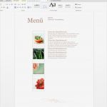 Speisekarte Vorlage Download Best Of Speisekarte Schnell Zusammengestellt – Wordvorlage