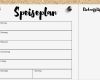 Speiseplan Für Eine Woche Vorlage Schön Speiseplan Kostenloser Download Miomodo Diy Blog