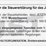 Spendenbescheinigung Verein Vorlage Einzigartig Spendenbescheinigung