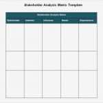 Stakeholder Map Vorlage Einzigartig Stakeholder Analysis Template 7 Free Word Excel Pdf