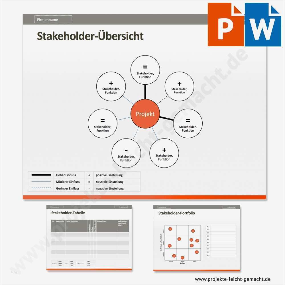 Stakeholder Map Vorlage Wunderbar Vorlage Stakeholderanalyse Vorlage Ideen 