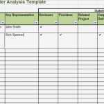 Stakeholderanalyse Excel Vorlage Wunderbar Stakeholder Analysis Template Excel