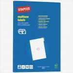 Staples Multiuse Labels Vorlage Angenehm Staples Multifunctionele Etiketten Permanent Rechthoekig