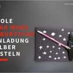 Star Wars Einladungskarten Vorlagen Wunderbar Coole Star Wars Geburtstag Einladung Selber Basteln – My