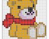 Steckperlen Vorlagen Süß Perler Bead Pattern Teddy Bear