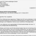 Stellenanzeige Vorlage Zeitung Schönste Bewerbung Technischer Sachverständiger Kfz Bereich