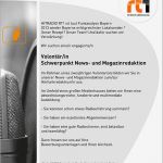 Stellenausschreibung Vorlage Großartig Hitradio Rt1 Sucht Volontär In In News Und Magazinredaktion