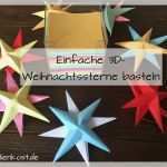 Sterne Basteln Mit Kindern Vorlagen Wunderbar 3d Sterne Basteln Mit Kindern Aus Papier Anleitung